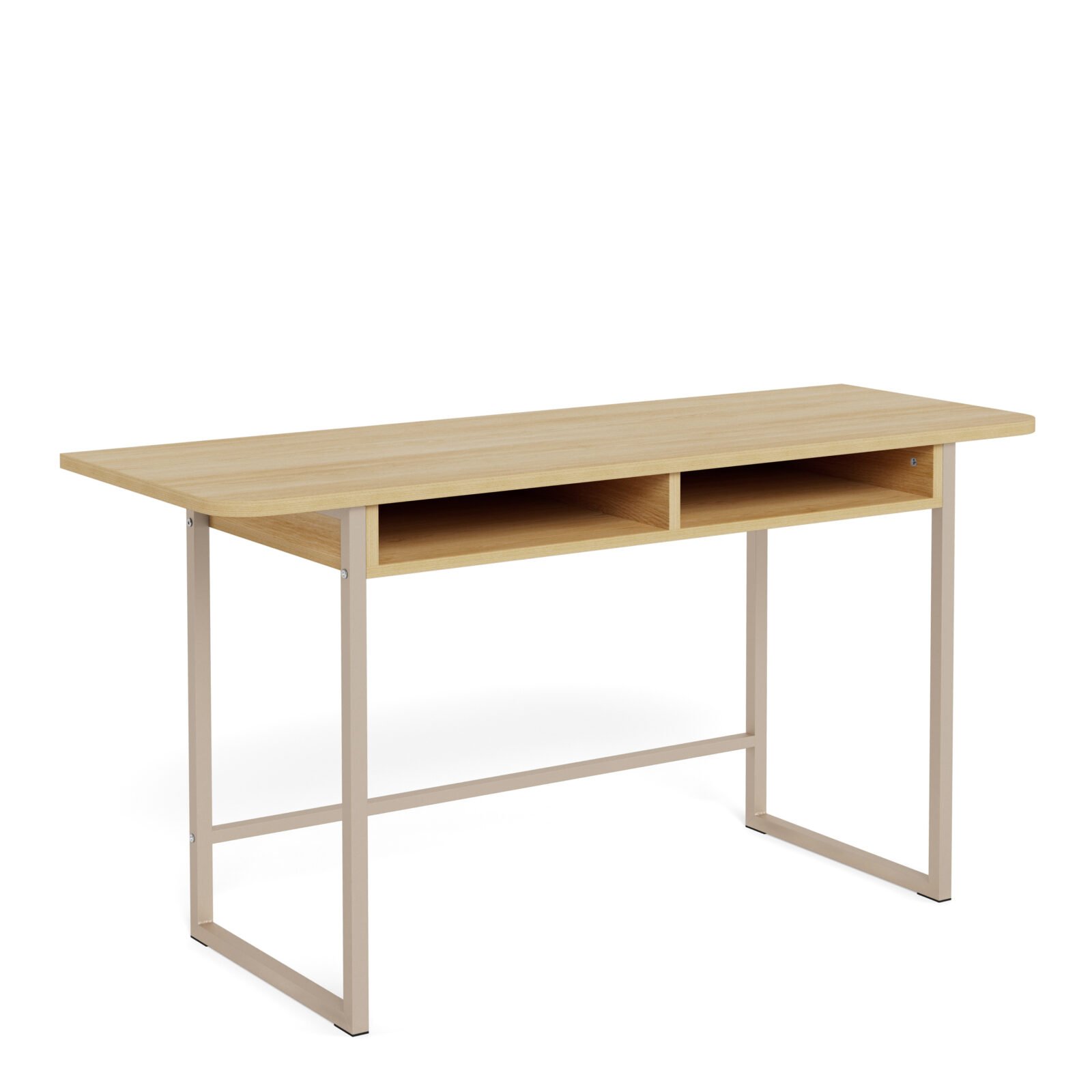 Darlington Console Table With 2 Open Shelves and Oak Top Darlington Console Table With 2 Open Shelves and Oak Top