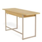 Darlington Console Table With 2 Open Shelves and Oak Top