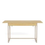Darlington Console Table With 2 Open Shelves and Oak Top