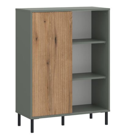 Darwin Sideboard 1 Door in Green/Oak
