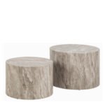 Dice Round Coffee Table Set