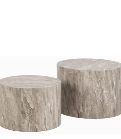 Dice Round Coffee Table Set