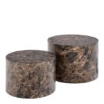 Dice Round Coffee Table Set of 2