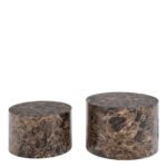 Dice Round Coffee Table Set of 2