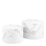 Dice Round Coffee Table Set of 2