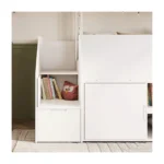 Dreamland House Staircase Midsleeper with Storage White and Oak