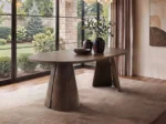 Ebony 4-6 Seater Extendable Dining Table with Upholstered Chairs