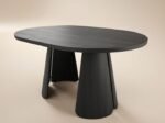 Ebony Black Extendable Dining Table with Elise Chairs - Image 9