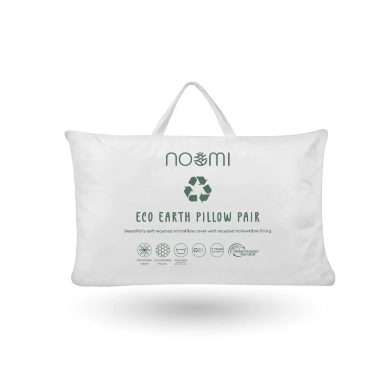Eco Earth Recycled Pair of Pillows