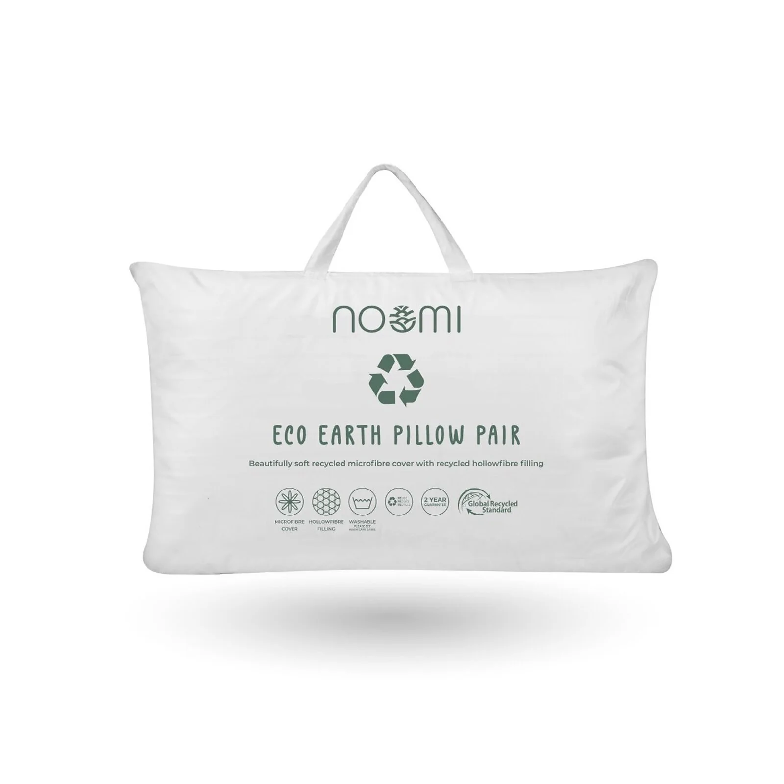 Eco Earth Recycled Pair of Pillows Eco Earth Recycled Pair of Pillows