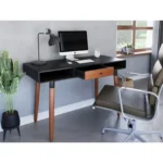 Edelweiss Desk Walnut and Black
