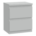 Edmore 2 Drawer Bedside Table