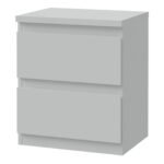 Edmore 2 Drawer Bedside Table