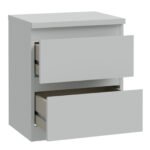 Edmore 2 Drawer Bedside Table