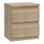 Edmore 2 Drawer Bedside Table