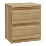 Edmore 2 Drawer Bedside Table