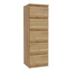 Edmore 5 Drawer Tall Narrow Chest