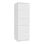 Edmore 5 Drawer Tall Narrow Chest