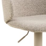 Ella Swivel Beige Bar Stool Set of 2