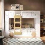 Eloise Bus Bunk Bed White - Image 2