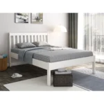 Elsie Solid Wood Bed White