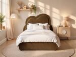Elyna Single Upholstered Bed with Cloud Headboard - Image 4