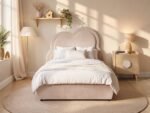 Elyna Single Upholstered Bed with Cloud Headboard - Image 5
