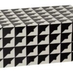 Eriskay Black and White Large Trinket Box