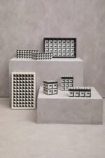Eriskay Black and White Large Trinket Box