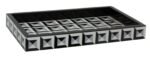 Eriskay Black Grey and White Rectangular Tray