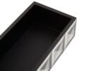 Eriskay Black Grey and White Rectangular Trinket Box