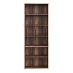 Essential Wide 5 Shelf Bookcase in Vintage Oak