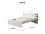 Evie Wooden Bookcase Bed with Headboard Shelves - Image 10
