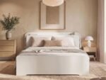 Evie Wooden Bookcase Bed with Headboard Shelves - Image 4