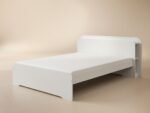 Evie Wooden Bookcase Bed with Headboard Shelves - Image 8