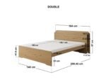 Evie Wooden Bookcase Bed with Headboard Shelves - Image 9