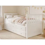 Finley Captain's Bed White