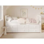 Finley Captain's Bed White