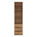 Fribo Tall Narrow 3 Drawer Bookcase