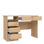 Function Plus 4 Drawer Desk Handleless Drawer