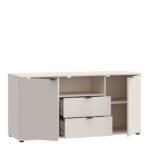 Ganymede TV Unit with Open Shelf, 2 Drawers & 2 Doors