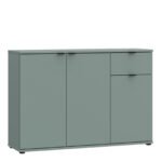 Ganymede Wide 3 Door Cupboard with Drawer