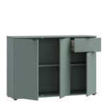 Ganymede Wide 3 Door Cupboard with Drawer