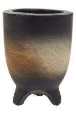 Gigha Large Wooden Black Ombre Planter