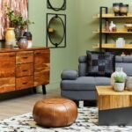 Gigha Large Wooden Black Ombre Planter