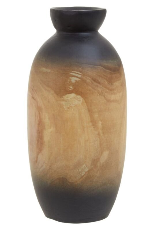Gigha Small Wooden Ombre Vase