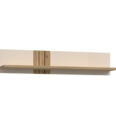 Grafton Wall Shelf In Cream and Oak