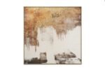 Harris Abstract Gold Foil Square Wall Art