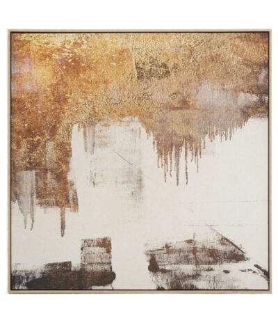 Harris Abstract Gold Foil Square Wall Art