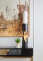 Harris Abstract Gold Foil Square Wall Art